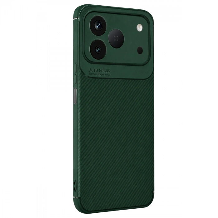 Tecno Spark 50 4g Auto Focus Karbon Kapak - Yeşil
