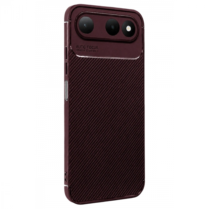 Tecno Spark 50 5g Auto Focus Karbon Kapak - Bordo