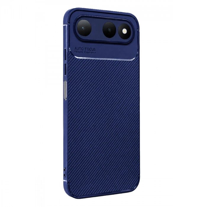 Tecno Spark 50 5g Auto Focus Karbon Kapak - Lacivert