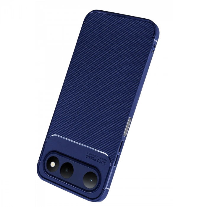 Tecno Spark 50 5g Auto Focus Karbon Kapak - Lacivert