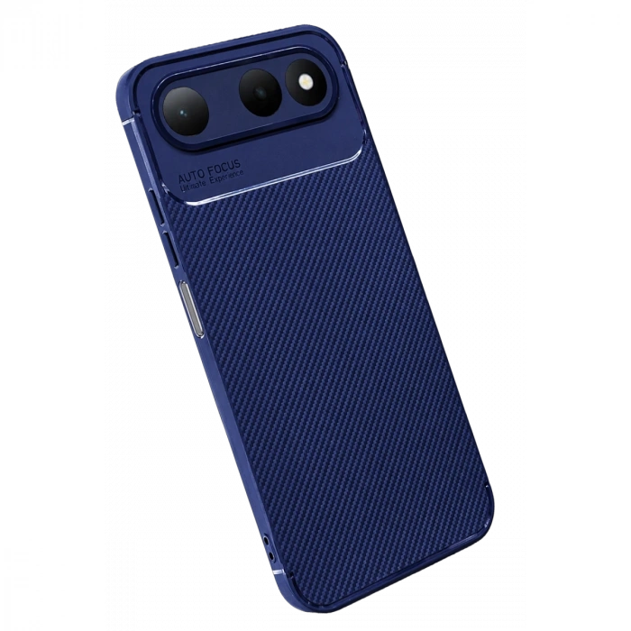 Tecno Spark 50 5g Auto Focus Karbon Kapak - Lacivert