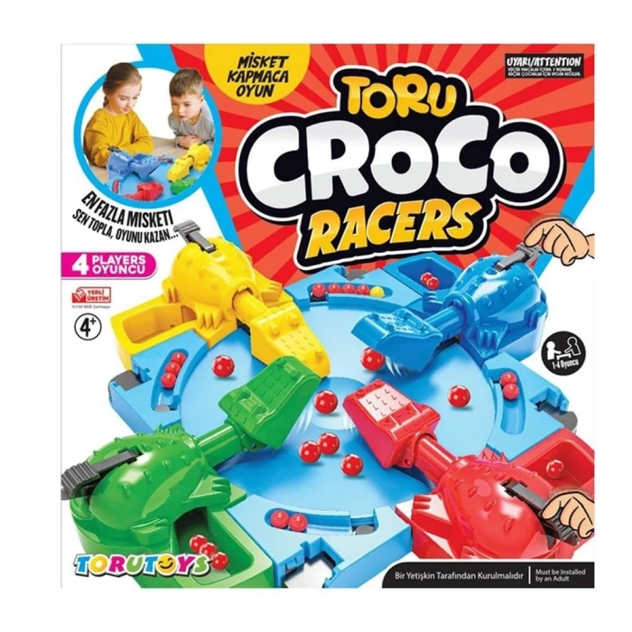 Toru Croco Misket Kapmaca Eğlenceli Aile Kutu Oyunu