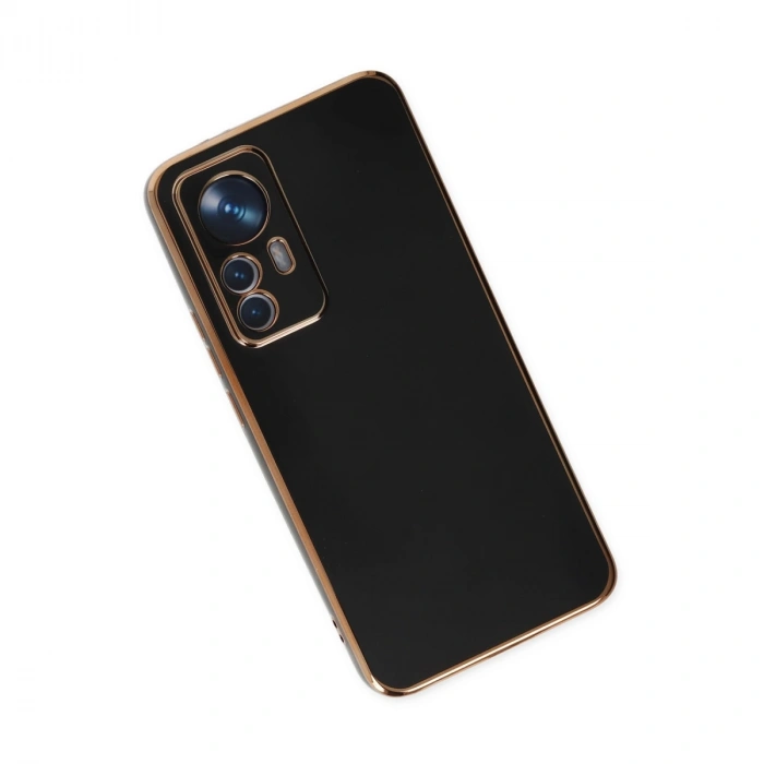 Xiaomi Mi 12t Pro Kılıf Volet Silikon - Siyah