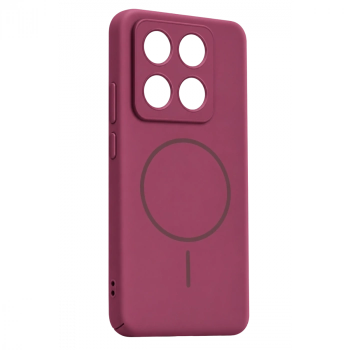 Xiaomi Mi 14t Pro Mika Pc Magsafe Kapak - Bordo