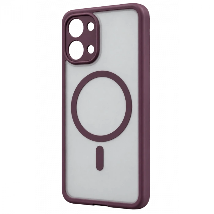 Xiaomi Poco X8 Pro Max Loji Magsafe Kapak - Bordo