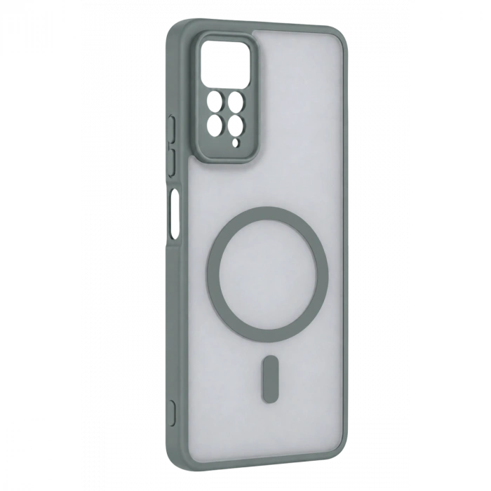 Xiaomi Redmi Note 11 Pro Loji Magsafe Kapak - Gri