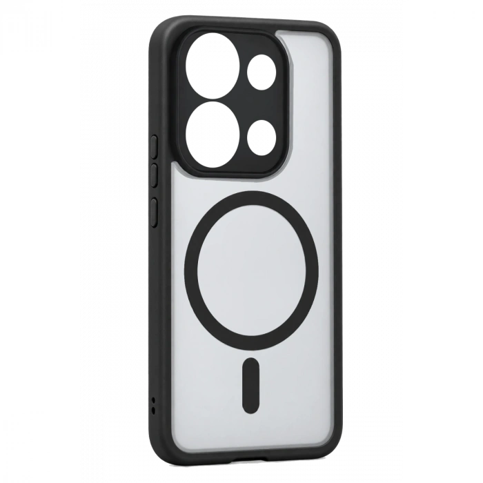 Xiaomi Redmi Note 13 4g Loji Magsafe Kapak - Siyah