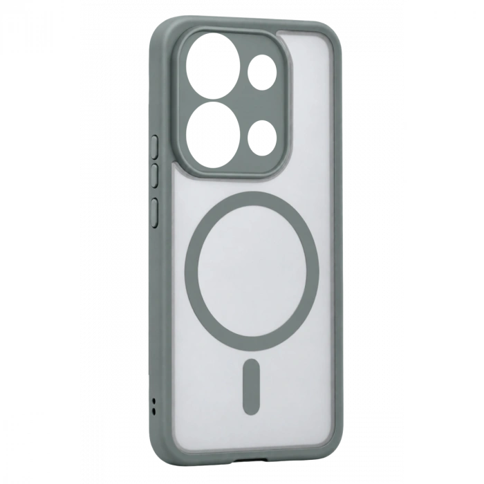 Xiaomi Redmi Note 13 Pro 4g Loji Magsafe Kapak - Gri