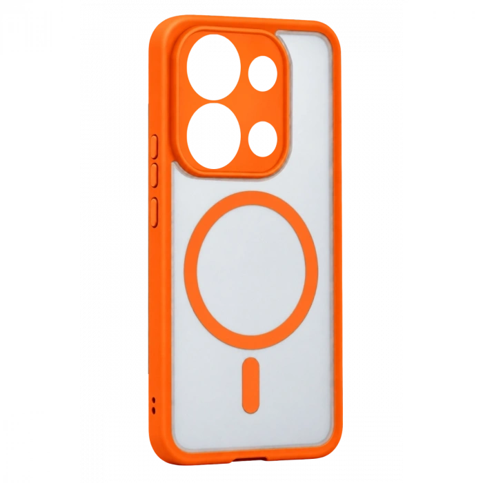 Xiaomi Redmi Note 13 Pro 4g Loji Magsafe Kapak - Turuncu