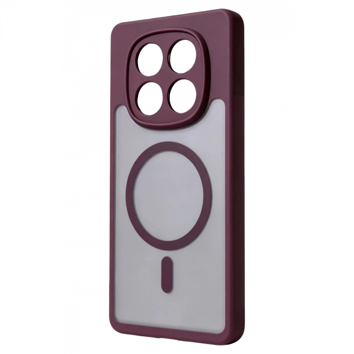Xiaomi Redmi Note 15 4g Loji Magsafe Kapak - Bordo