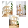 Çok Amaçlı Raf - Organizer 3 Katlı Ahşap - Bambu 36x32x80cm Bx40