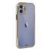 İphone 12 Kılıf Liva Taşlı Silikon - Beyaz