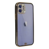 İphone 12 Kılıf Liva Taşlı Silikon - Siyah