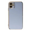 İphone 12 Kılıf Volet Silikon - Mavi