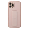 İphone 12 Pro Kılıf Coco Deri Standlı Kapak - Pembe