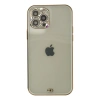 İphone 12 Pro Max Kılıf Liva Taşlı Silikon - Beyaz