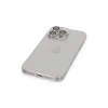 İphone 13 Pro Max Kılıf Luko Lens Silikon - Gümüş