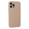 İphone 13 Pro Max Kılıf Nano İçi Kadife Silikon - Pudra
