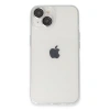 İphone 14 Kılıf Luko Lens Silikon - Gümüş