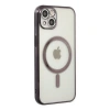 İphone 14 Plus Kılıf Magneticsafe Lazer Silikon - Siyah