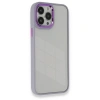 İphone 14 Pro Kılıf Dora Kapak - Lila