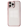 İphone 14 Pro Max Kılıf Element Silikon - Pembe