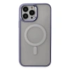 İphone 15 Pro Max Kılıf Room Magneticsafe Silikon - Lila