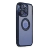 İphone 15 Pro Max Kılıf Slot Silikon - Lacivert
