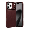 İphone 17 Pro Auto Focus Karbon Kapak - Bordo