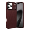 İphone 17 Pro Max Auto Focus Karbon Kapak - Bordo