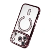 İphone 18 Pro Joke Simli Magneticsafe Kılıf - Bordo