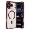İphone 18 Pro Kross Magneticsafe Kapak - Bordo