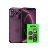 İphone 18 Pro Max Raze Metal Kamera Lens - Bordo