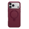 İphone 18 Pro Max Regal Magsafe Standlı Kapak - Bordo