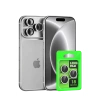 İphone 18 Pro Raze Metal Kamera Lens - Gümüş