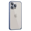 Joko Apple İphone 15 Pro Max Metal Bumper Mat Kapak - Lacivert