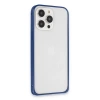 Joko Apple İphone 15 Pro Max Metal Bumper Mat Kapak - Lacivert