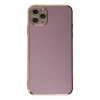 Newface Apple İphone 11 Pro Max Kılıf Volet Silikon - Mor