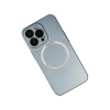 Newface Apple İphone 13 Pro Kılıf Jack Magneticsafe Lens Silikon - Sierra Blue