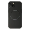 Newface Apple İphone 14 Plus Kılıf Jack Magneticsafe Lens Silikon - Siyah