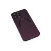 Newface Apple İphone 14 Pro Kılıf Jack Magneticsafe Lens Silikon - Mürdüm