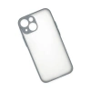 Newface Apple İphone 15 Plus Kılıf Montreal Silikon Kapak - Gri
