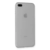 Newface Apple İphone 7 Plus Kılıf Pp Ultra İnce Kapak - Beyaz