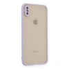Newface Apple İphone X Kılıf Montreal Silikon Kapak - Mor