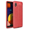 Newface Samsung Galaxy A01 Core Kılıf Auto Focus Kapak - Kırmızı