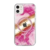 Onegif  İphone 11 Lotus Simli Magsafe Kapak - Pembe