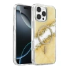 Onegif  İphone 16 Pro Max Lotus Simli Magsafe Kapak - Gümüş