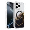 Onegif  İphone 16 Pro Max Lotus Simli Magsafe Kapak - Siyah