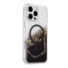 Onegif  İphone 16 Pro Max Lotus Simli Magsafe Kapak - Siyah