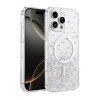Onegif  İphone 16 Pro Max Misk Simli Magsafe Kapak - Desen 1